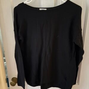 Old Navy Black Long-Sleeve Women's Tee